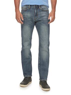 Flag & Anthem Blue Medium Wash Jean Straight Denim Pant/11559